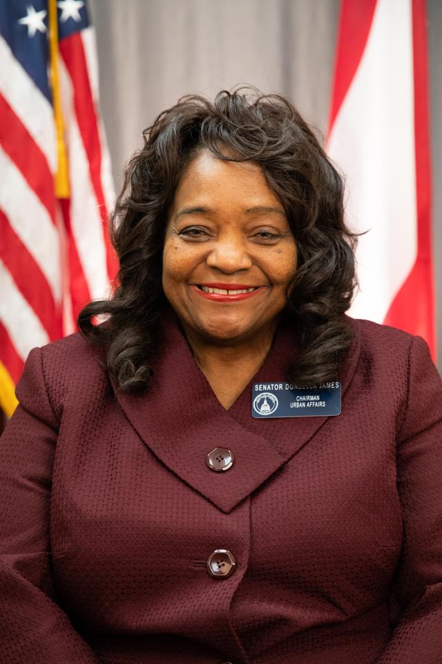 Sen. Donzella James headshot